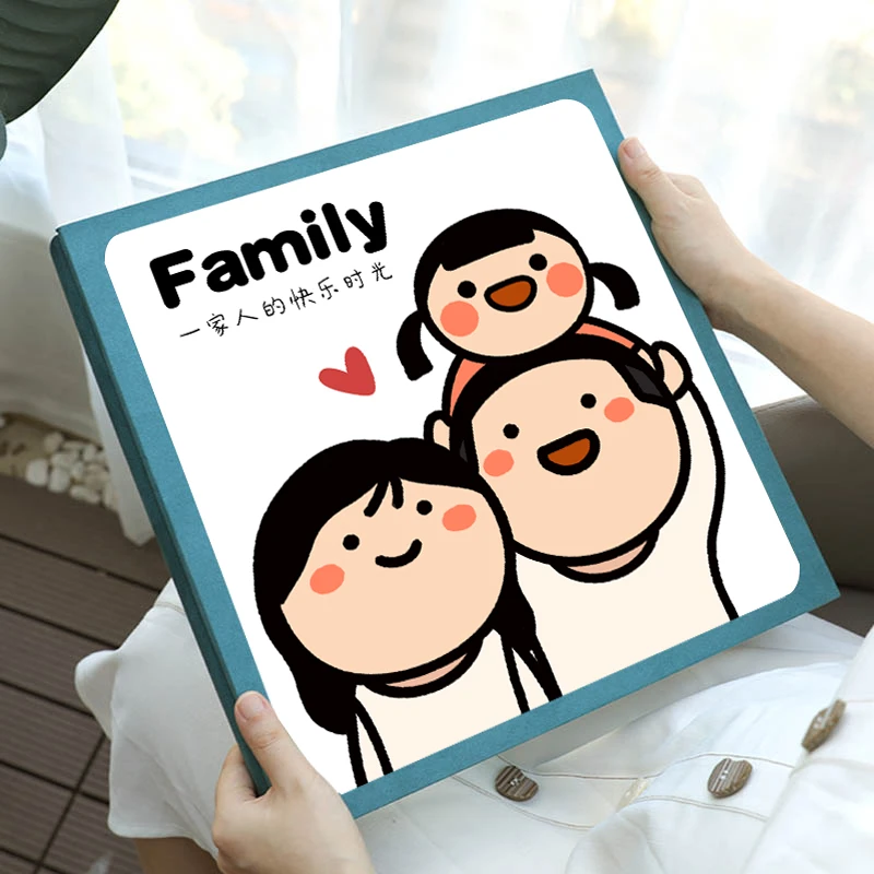 大容量加厚相册全家内页成长5寸6寸78宝宝回忆加宽款式混搭收纳