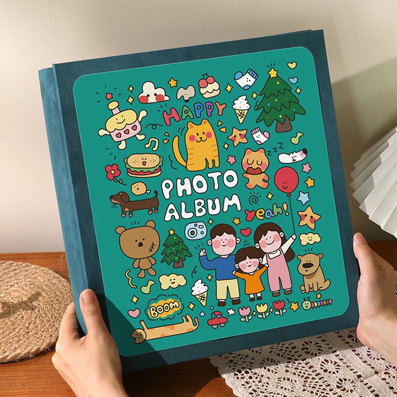 相册本影集5寸6寸插页式相册自制儿童家庭宝宝成长纪录册