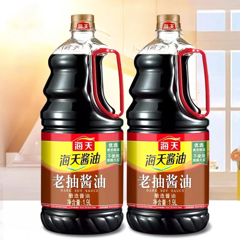 海天老抽酱油1.9L 酱油炒饭炒菜提鲜鸡饭焖炖红烧上色红烧酱油