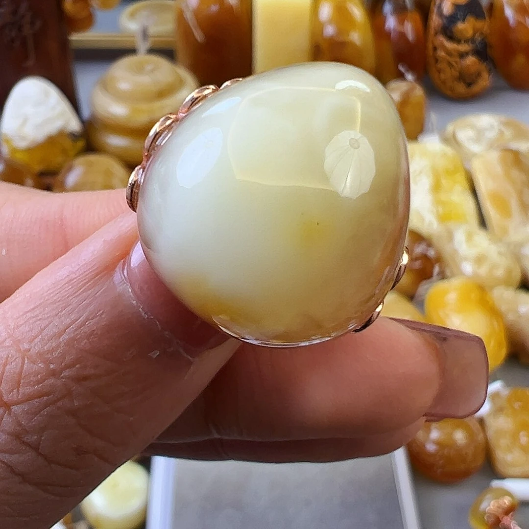 蜜蜡颈饰未镶嵌蜜蜡