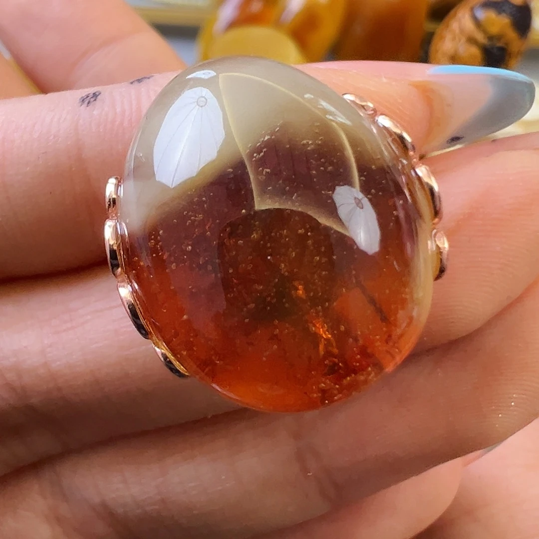 蜜蜡颈饰未镶嵌蜜蜡