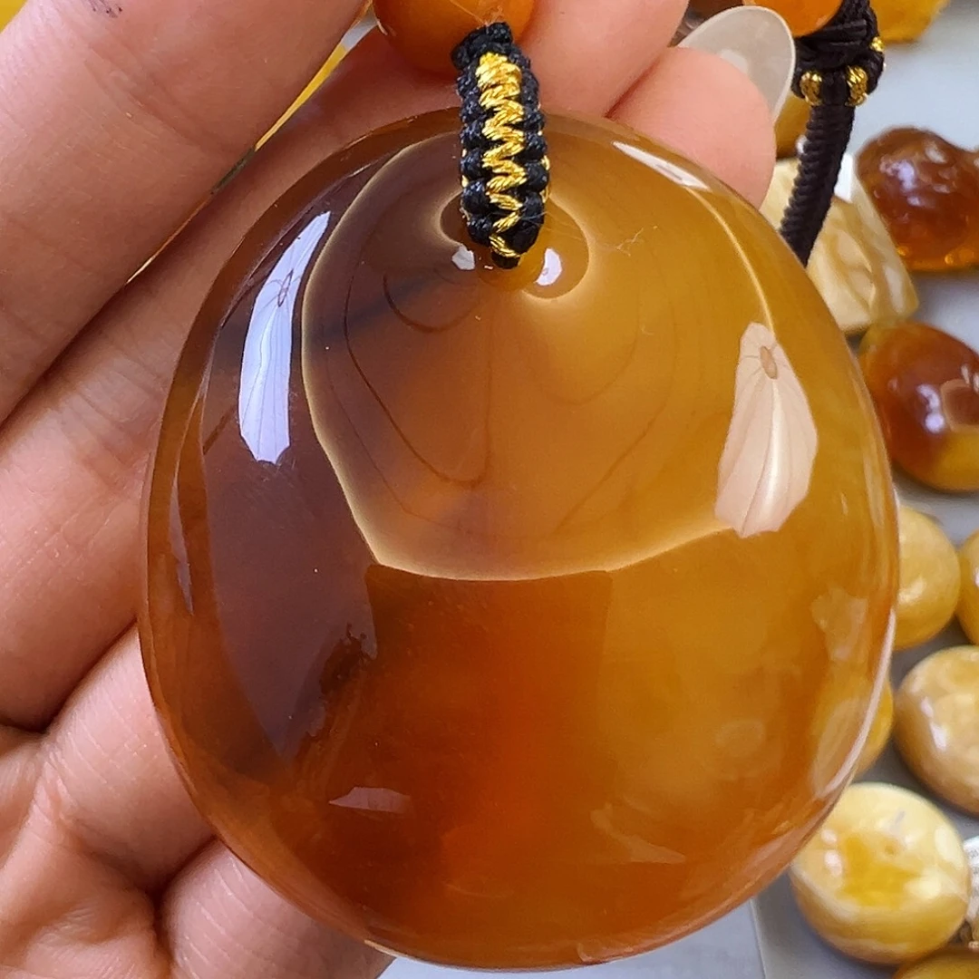 蜜蜡颈饰未镶嵌mi la