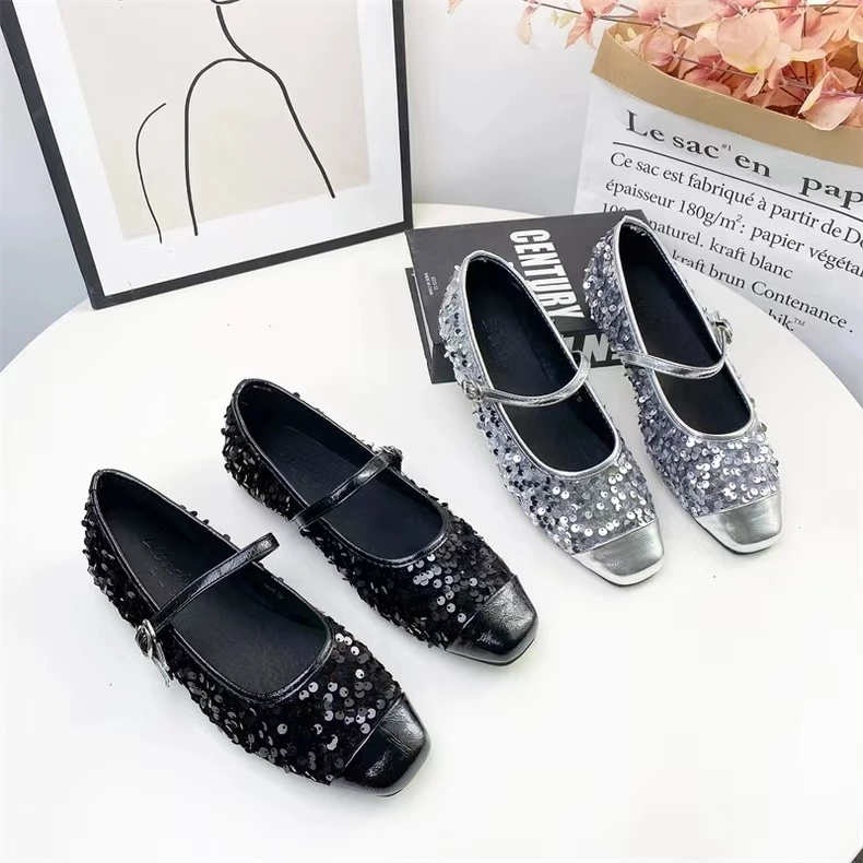 小香风女鞋皮鞋单鞋时尚软底玛丽珍公主鞋平底浅口百搭201