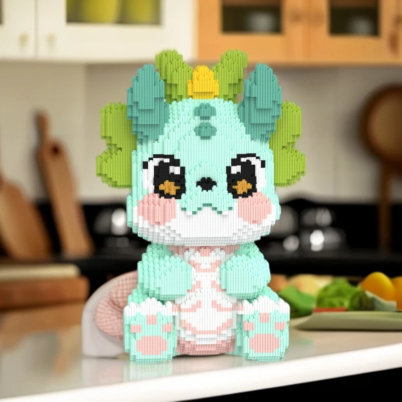 小奶龙益智亲子拼装高颜值运输完整升级图纸暑期玩具在家奥特曼打