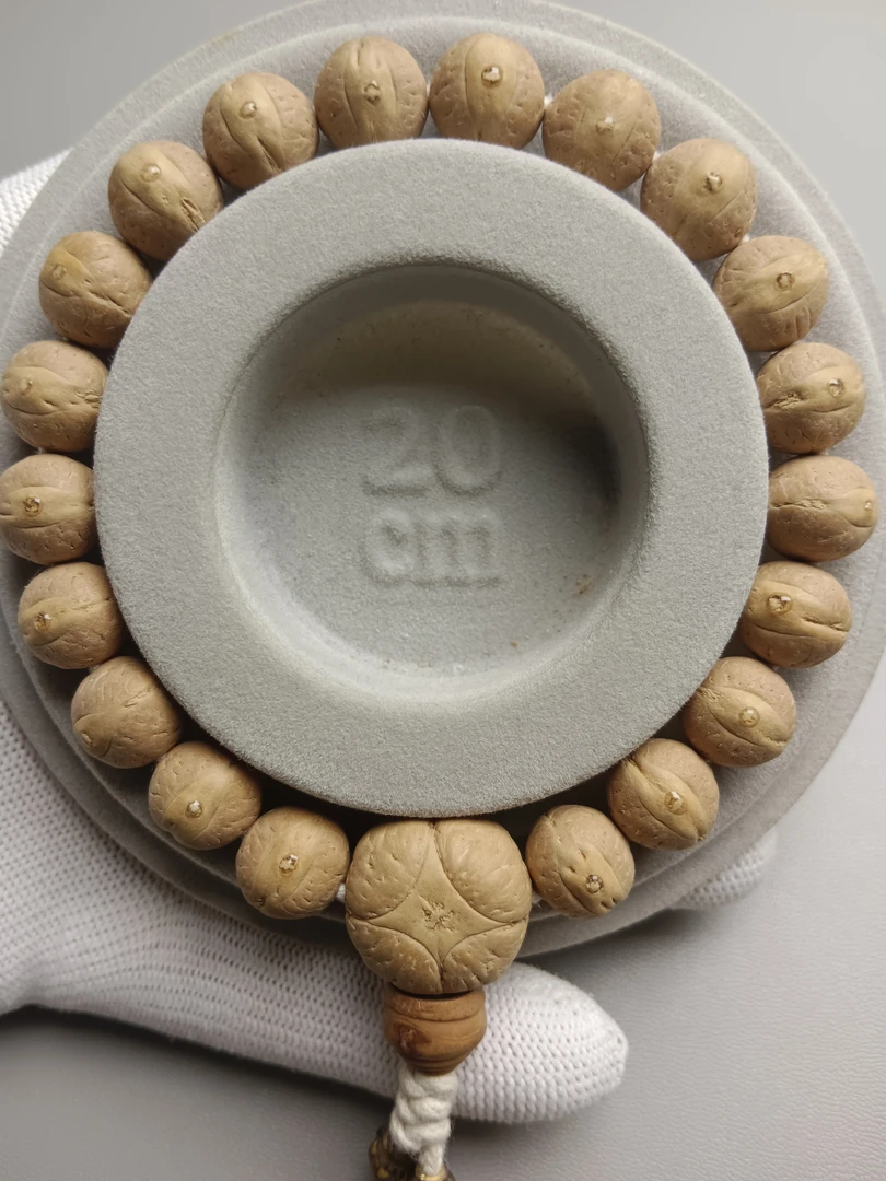 奶油皮实心籽11+凤眼菩提手串
