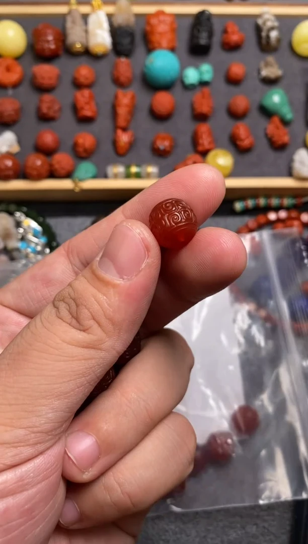 【闪购商品】玛瑙/玉髓珠宝奇石未镶嵌12m回纹老型多样性发货发其一