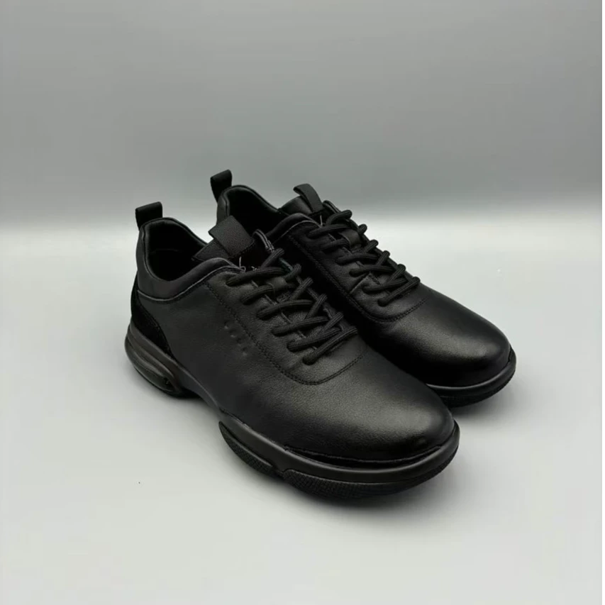 bindu/宾渡休闲皮鞋真皮休闲鞋松紧带运动休闲皮鞋22983