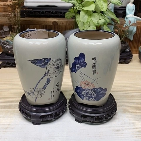 陶瓷20CM以下陶瓷花盆浮力