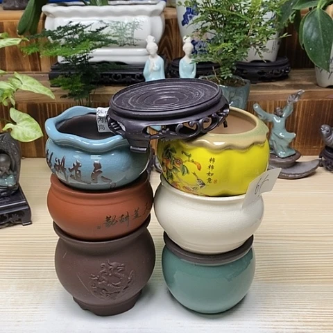 陶瓷20CM以下陶瓷花盆浮力