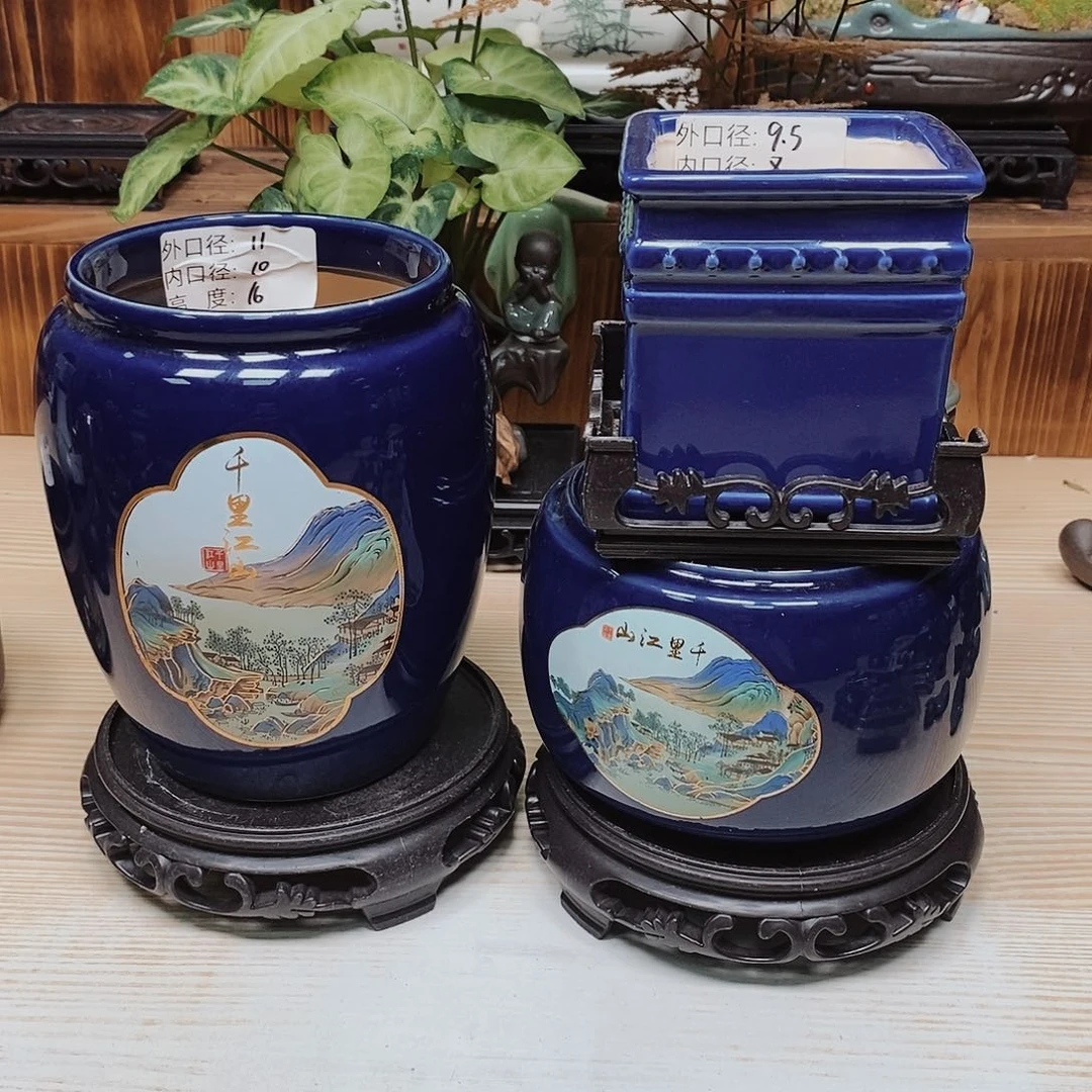 陶瓷20CM以下陶瓷花盆浮力