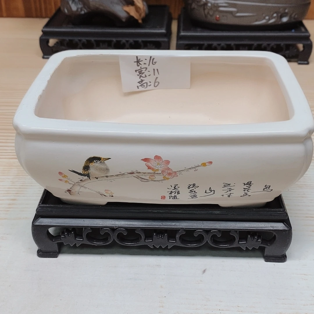 陶瓷20CM以下陶瓷花盆浮力
