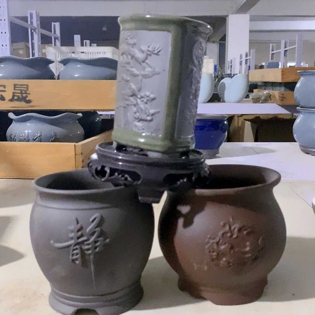 陶瓷20CM以下陶瓷花盆浮力