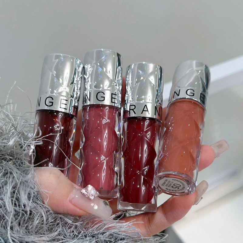 低饱和轻纱唇釉镜面水光平价口红女学生伪素颜黄皮显白滋润