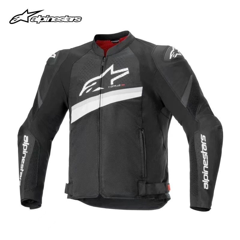 alpinestars夏季摩托车骑行服T-GP PLUS R V4春夏透气网眼服防摔
