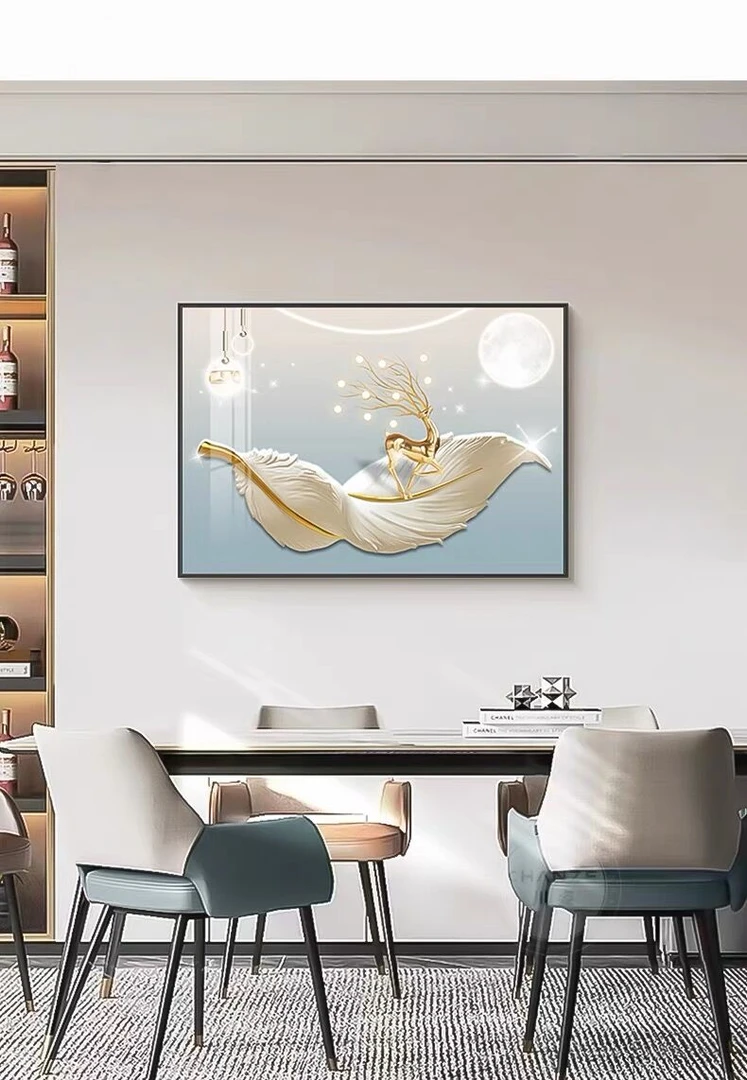 Z119号电表箱装饰画现代轻奢遮挡电闸箱配电箱壁画电表盒挂画