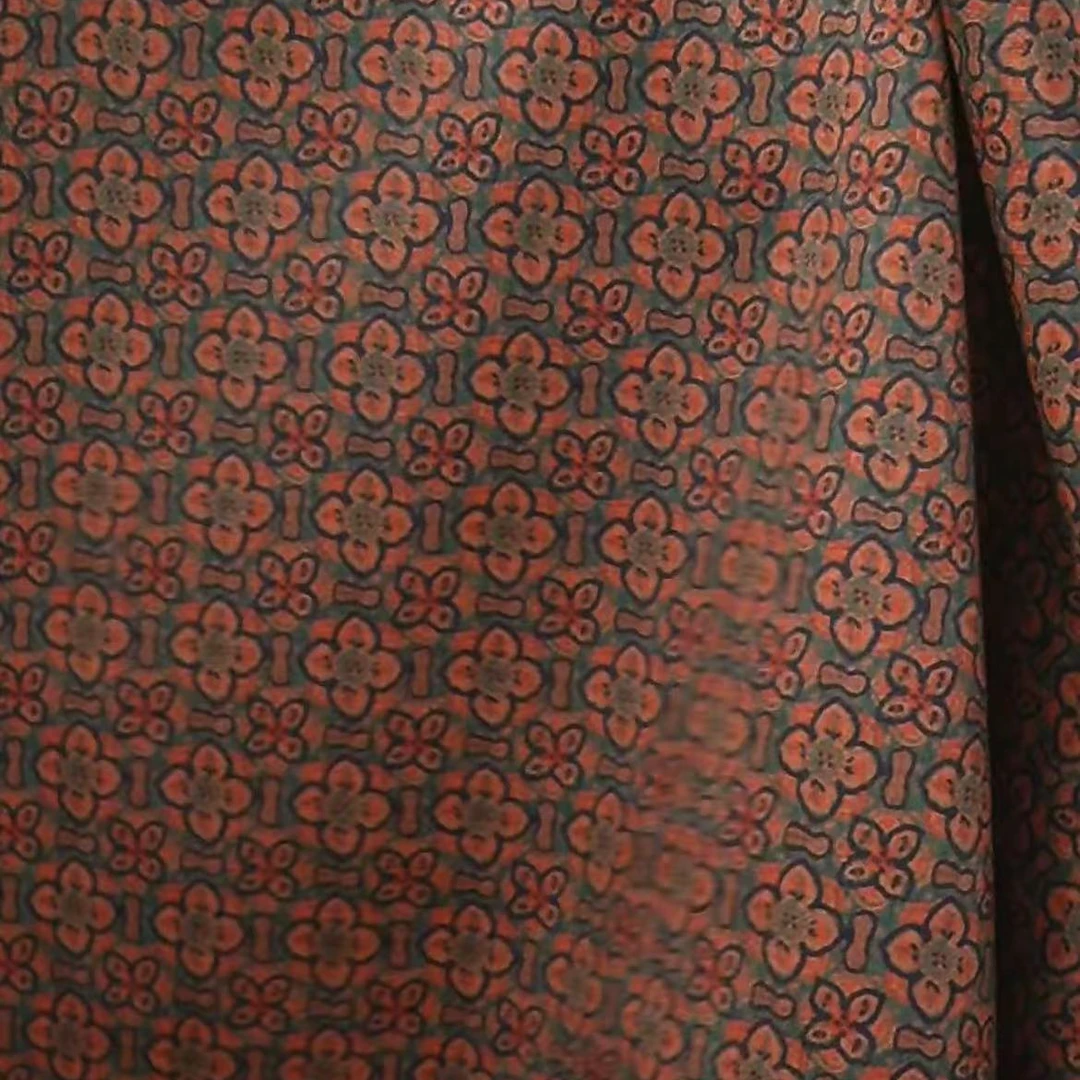 四叶花鹿皮绒针织秋冬季面料（不支持7天无理由）