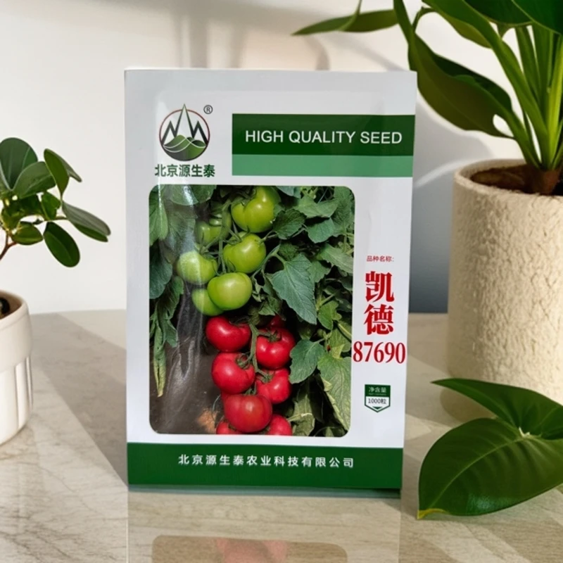 番茄西红柿凯德87690种子精品中大果型粉果硬度强不适合露天种植