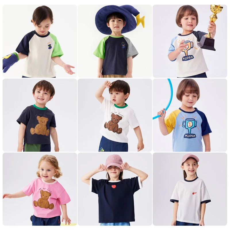 Z1 9-79-109马拉丁儿童T恤夏新男女小童笔触感短袖T恤-9