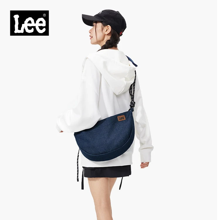 Lee潮流单肩斜挎包女上班通勤包大容量斜挎包简约百搭日系挎包c