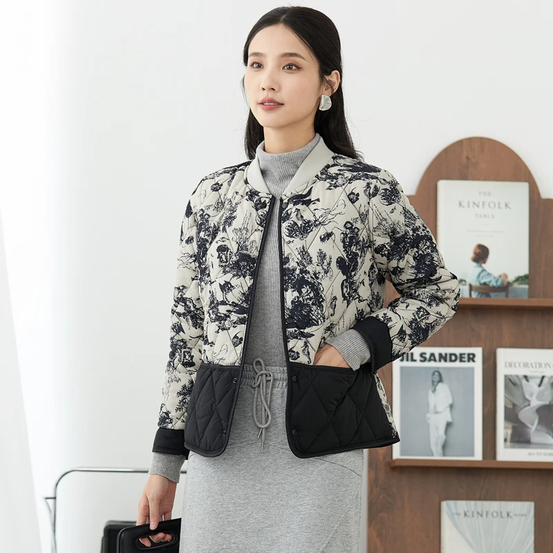 棉衣女短款秋冬复古式中国风内穿小棉袄保暖内胆时尚修身打底外套
