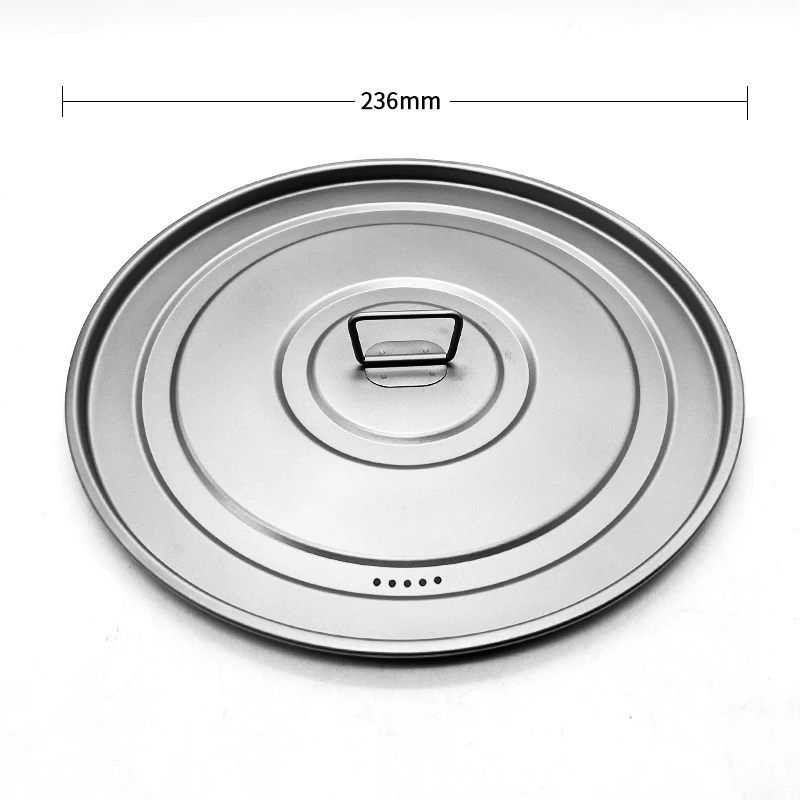 136号(微瑕疵/瑕疵品)3.5L冰花银锅盖(直径236mm)