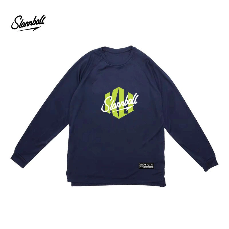 SLAMBLL秋季新款长袖男女t恤运动投篮球衣服速干排汗宽松跑步训练