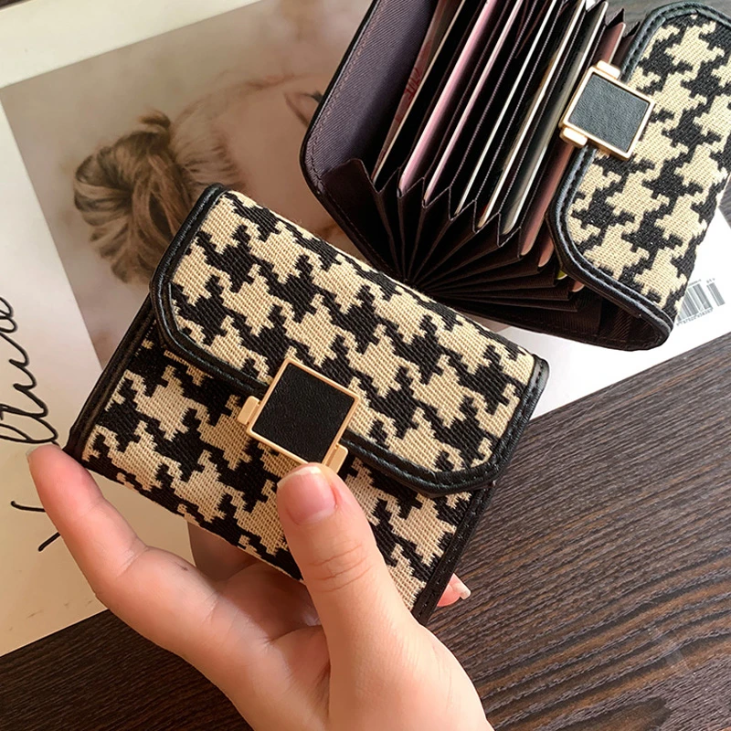 卡包女2025新款卡片套证件位小巧超薄大容量多卡位防消磁网红名片