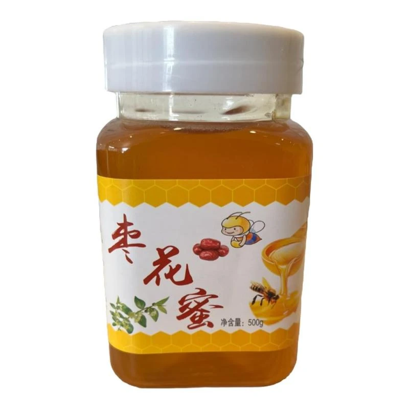 秦岭山【枣花蜜】500g/瓶 农家自产传统成熟真蜂蜜纯天然无添加