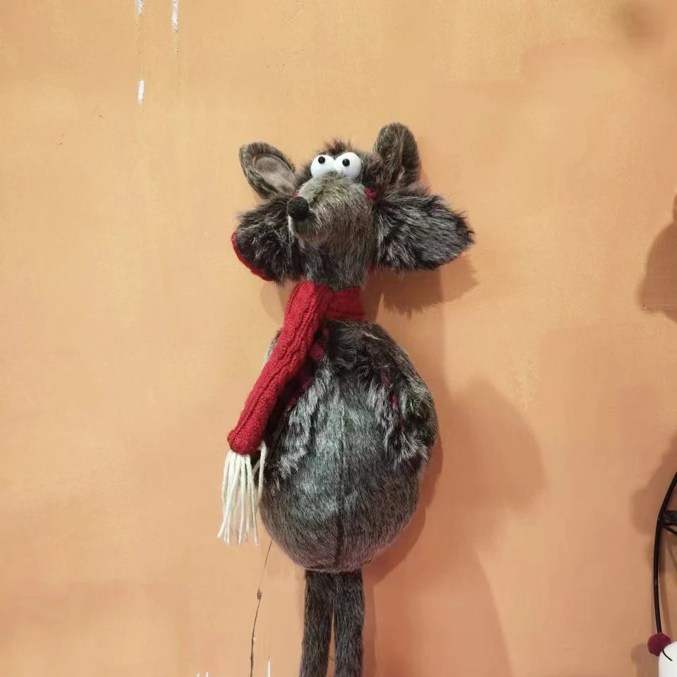 雷锋帽站立款老鼠高度60厘米