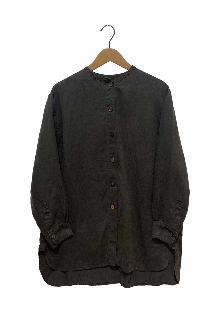 左岸迷香做旧衬衫