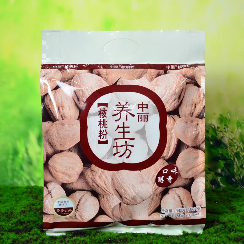 中丽养生坊核桃粉营养早餐冲泡搅拌袋装18小包680g净含量醇香方便