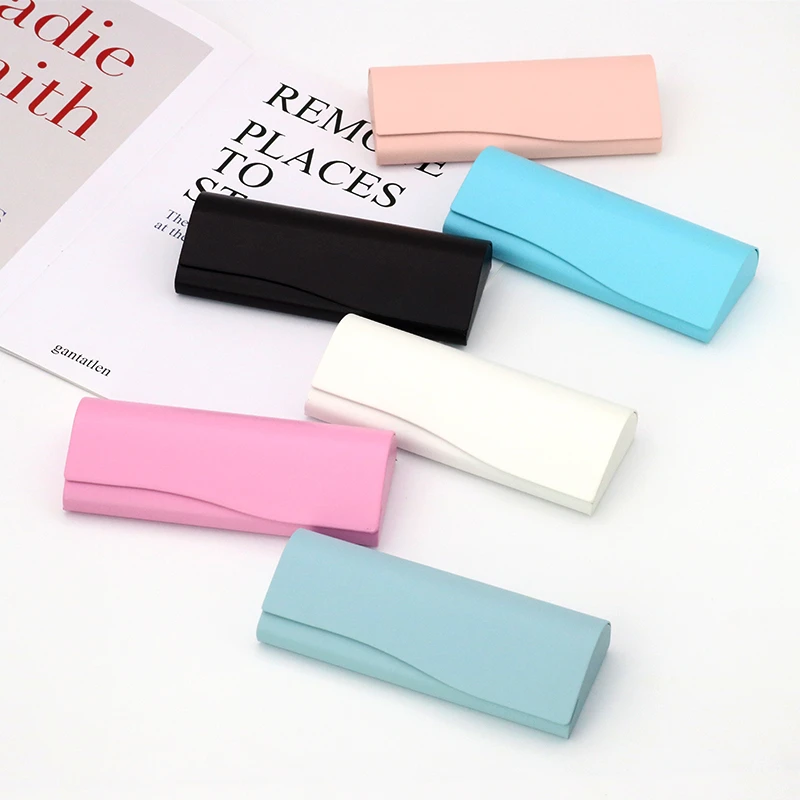 源头工厂眼镜盒打印店名批量定制可容纳网红款高档手工眼镜盒眼镜