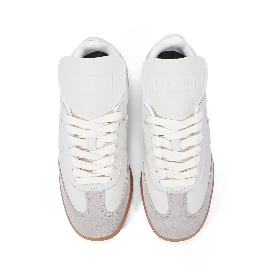 复古真皮德训鞋小白鞋女休闲鞋鞋子时尚百搭情侣潮鞋2024夏季新款