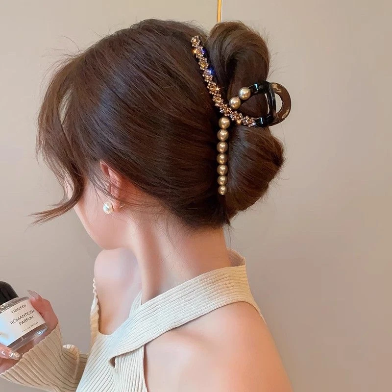 514高级感韩版珠珠抓夹百搭时尚（不挑发量）