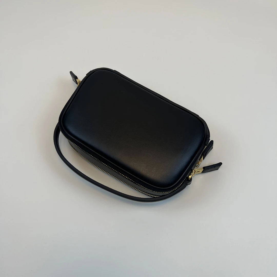 普P双拉链手机包 烙哥 MEEGHERBE手提百搭经典時髦斜挎女士