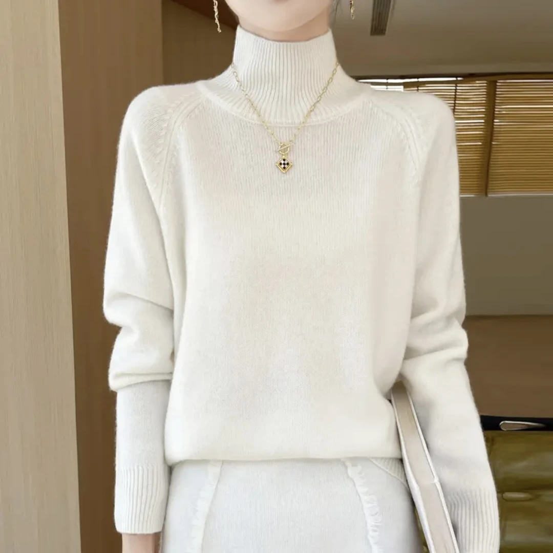 【降温必备-人手2件】加厚！经典加厚插肩高立领有范打底毛衫sg