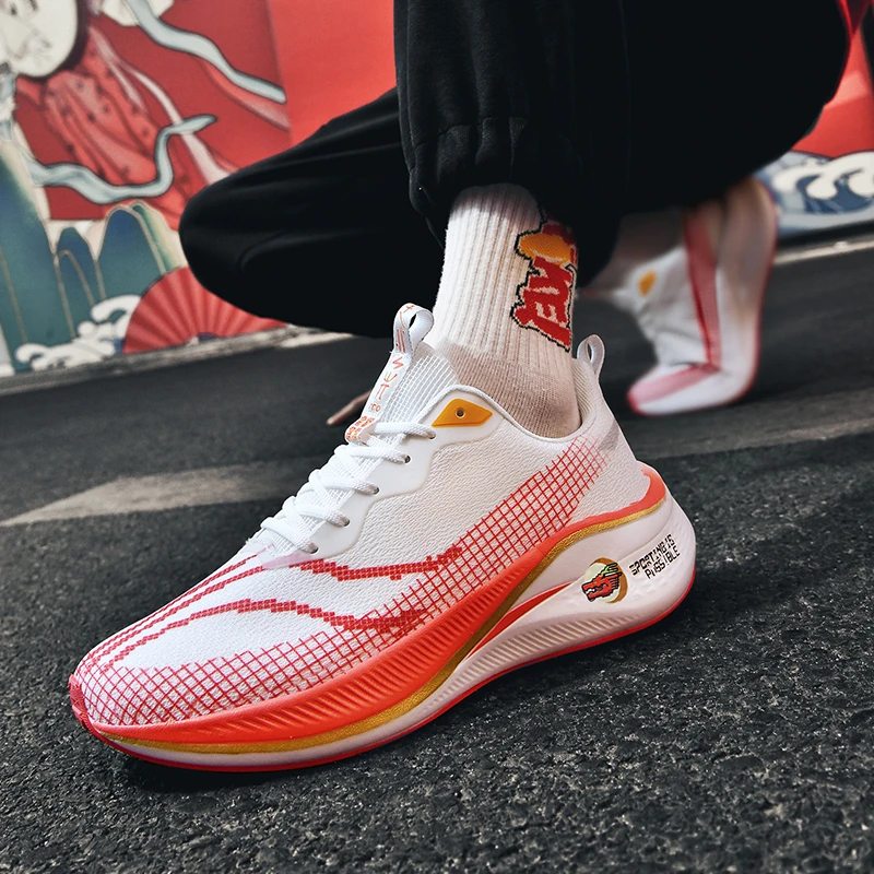男士潮流跑鞋赤兔7pro碳板跑步鞋7代超轻学生专业竞速体测运动鞋