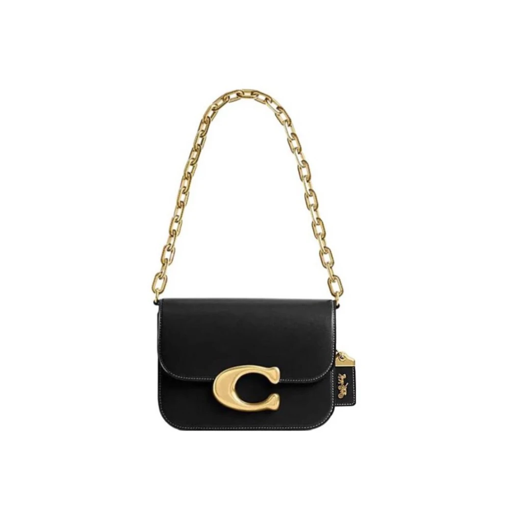 全新未使用 COACH/蔻驰 专柜Idol C logo单肩包(21*18*8.5)CM557