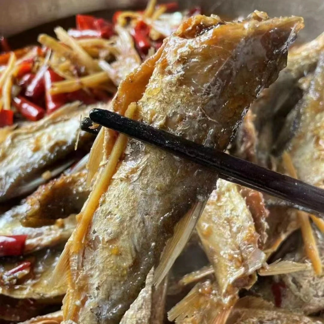 寿县瓦埠湖翘嘴自家腌制咸鱼自然晾晒咸鱼红烧香辣干鱼600克盒装