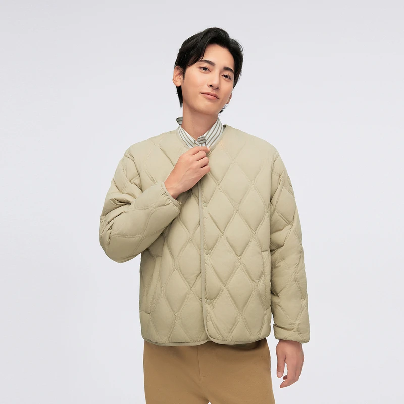 波司登2024秋冬季新款时尚百搭男宽松轻薄保暖短款羽绒服外套1009