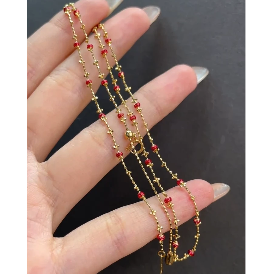 【一笙珠宝】18k金万能链项链