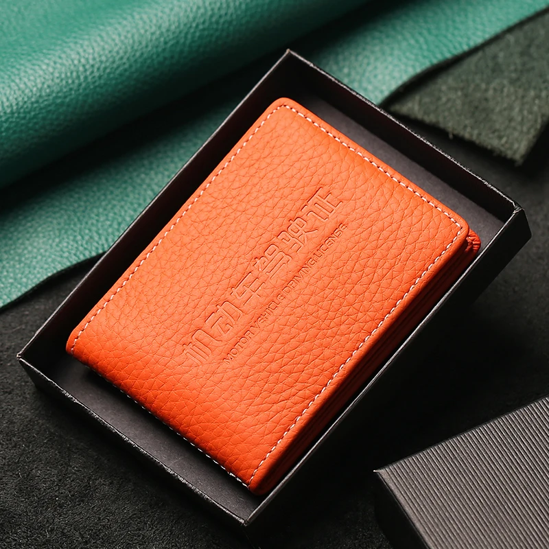 机动车驾驶证皮套女新款真皮多功能证件包行驶证保护套女士证件套