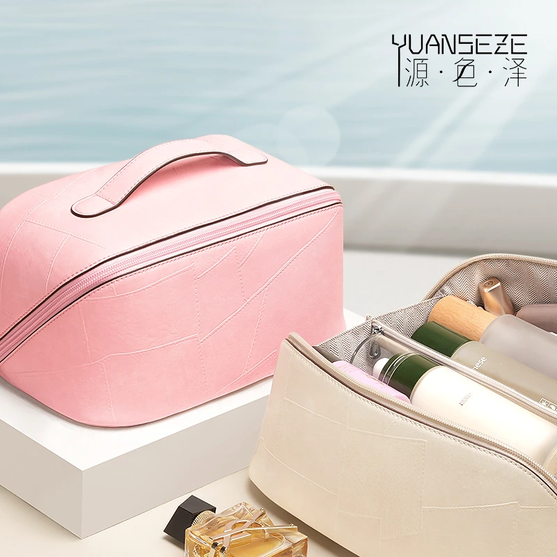 化妆包女士便携大容量2025新款旅行手提随身多功能化妆品刷收纳包