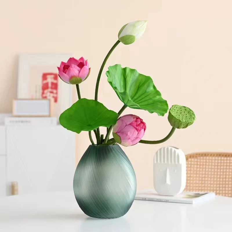 【荷花】仿真花  荷花家居摆放，高格调平安。中国风