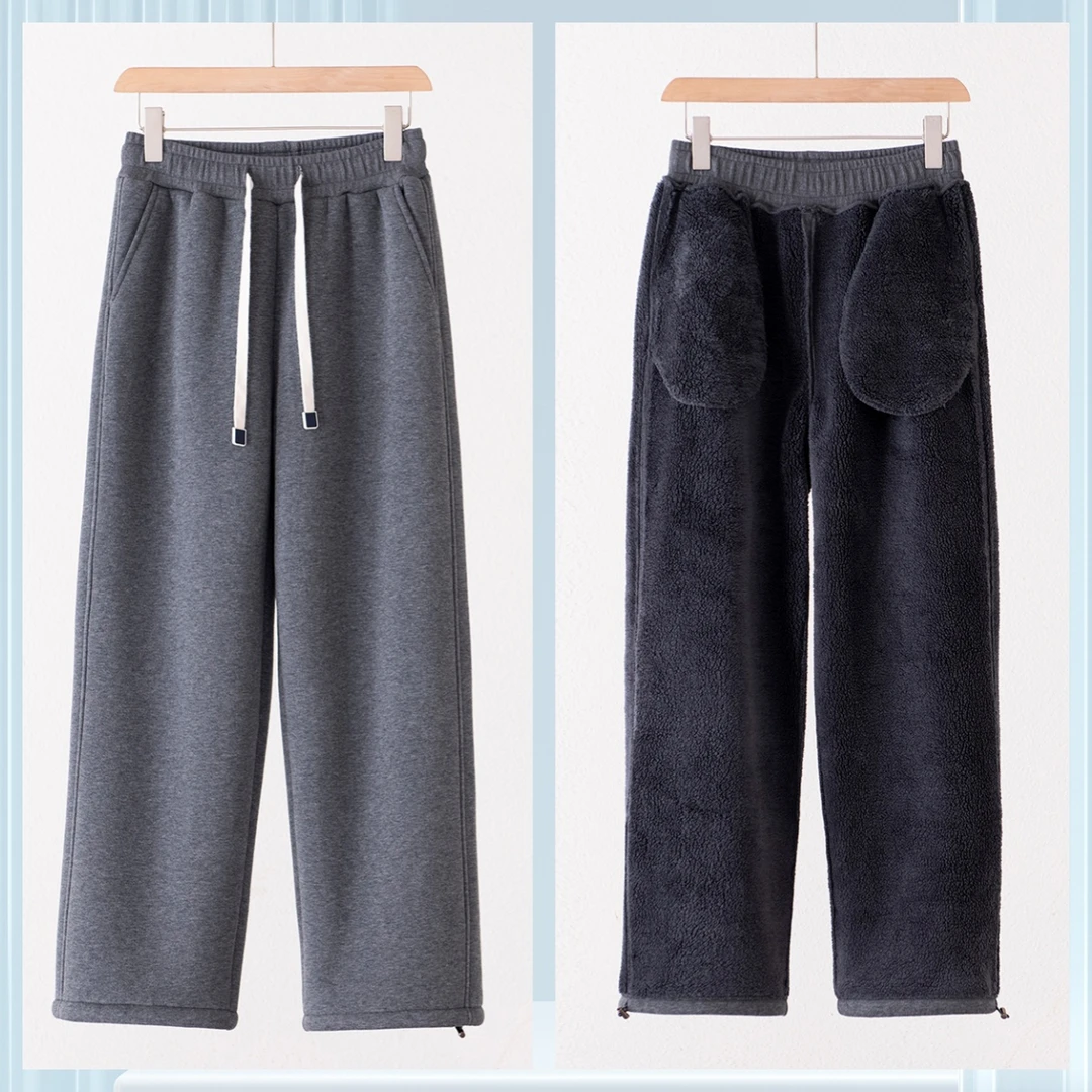【冬款超厚瑕疵福利no退换】一裤两穿咪咪绒棉裤