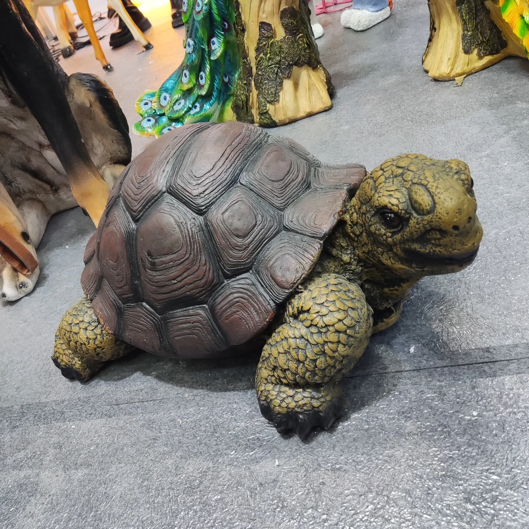 花园中式现代庭院摆件乌龟花盆凳子造景装饰