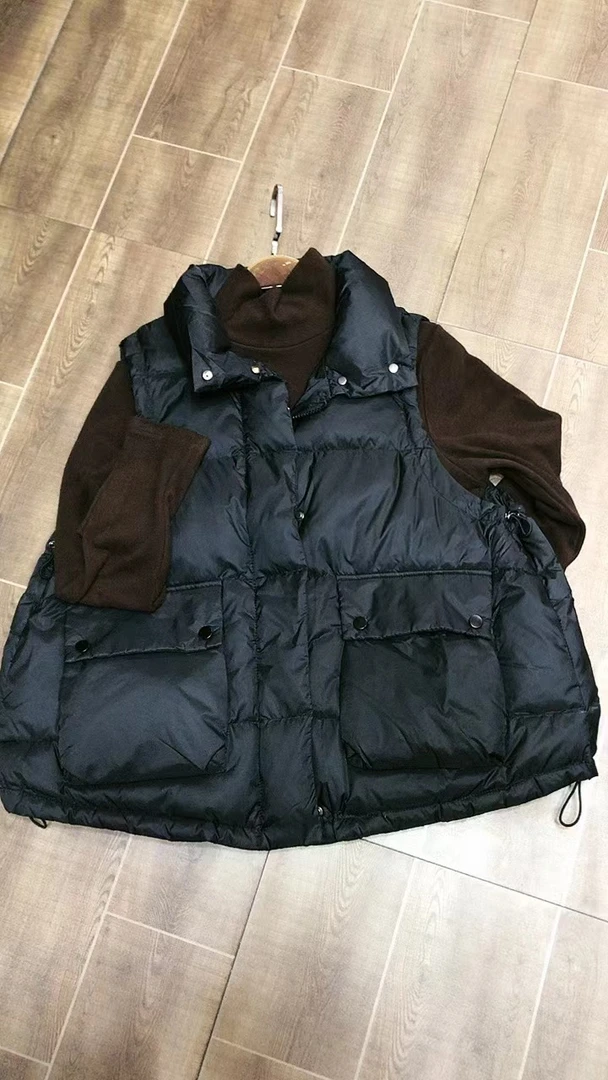 【太阳花】花边前面两大口袋马甲