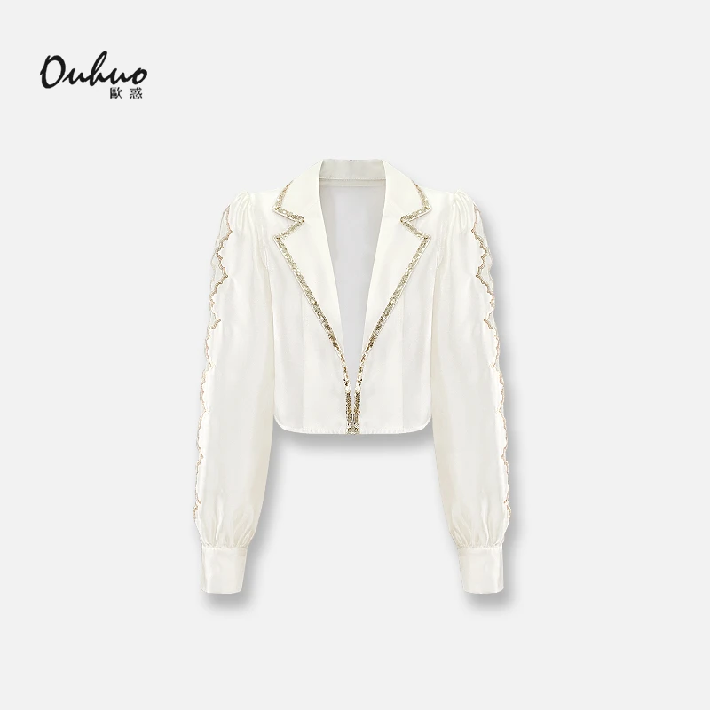 【现货福利】重工设计感防晒衫高级感轻奢高端女装外套OHNAH05113