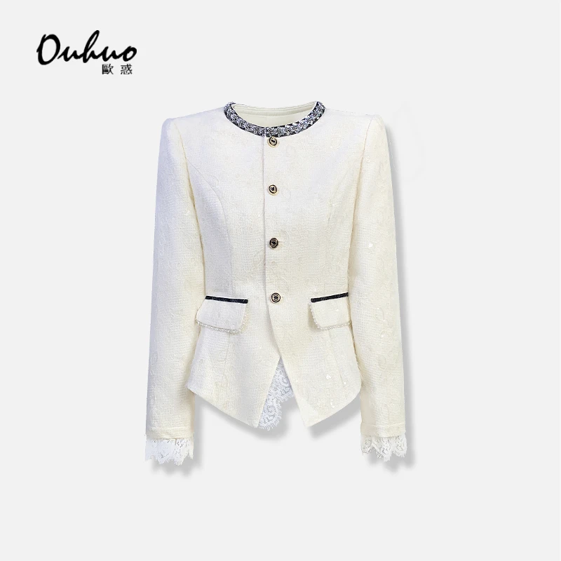 (品牌20周年庆)粉丝回馈！现货！外套夹棉气质优雅时尚OHNAH11079