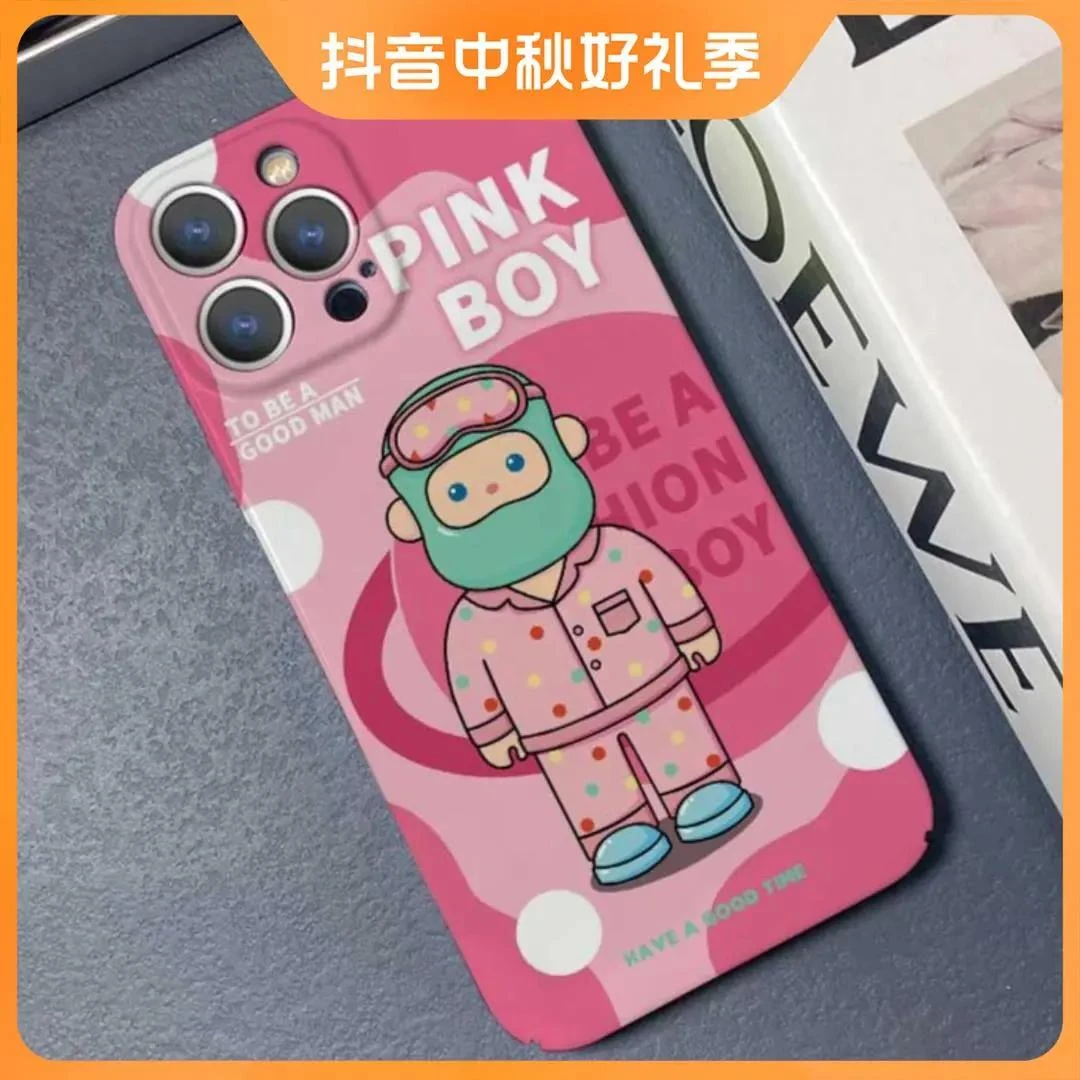 靓壳波点大叔苹果14手机壳iphone13pro硬壳12卡通xsmax菲林壳xr新